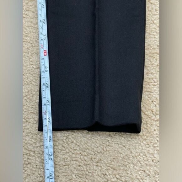 NWOT Theory Tux Wool Blend Straight Slim Leg Mid Rise Black Pants Sz 2 - Picture 12 of 12